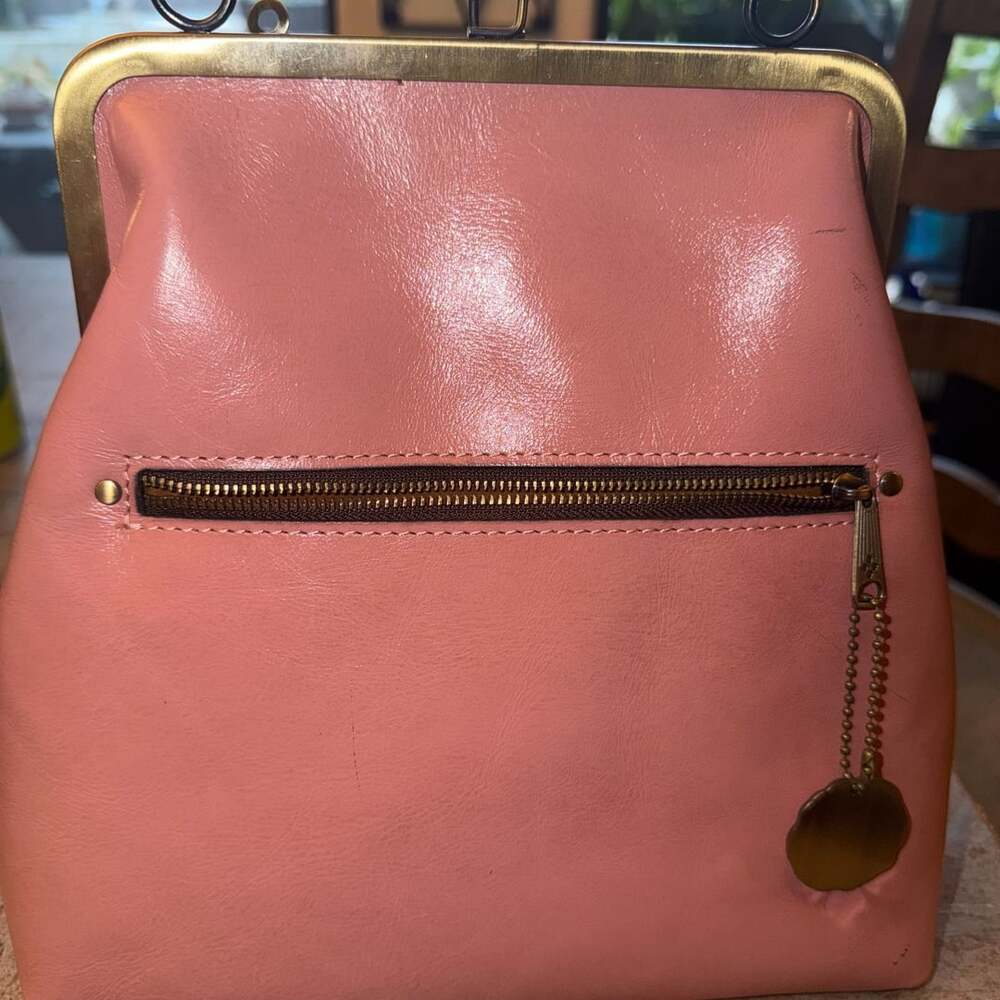 Patricia Nash Pink Rose Embossed Leather Purse Handbag #26V1026 - Picture 2 of 16